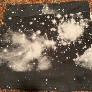 Hot Topic Galaxy Mini Skirt